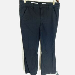 Pilcro Anthropologie Flared Black Trouser Jeans